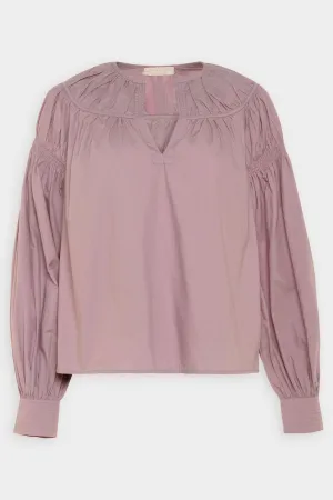 Ora Blouse in Tanzanite