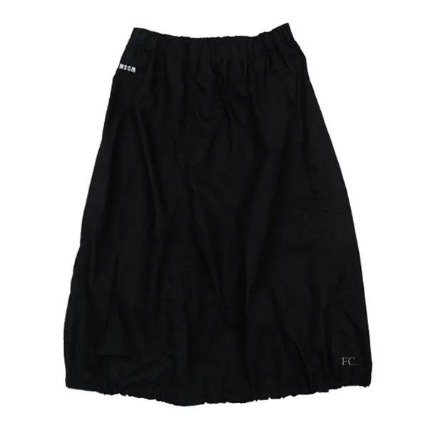 Parachute black skirt by MSGM