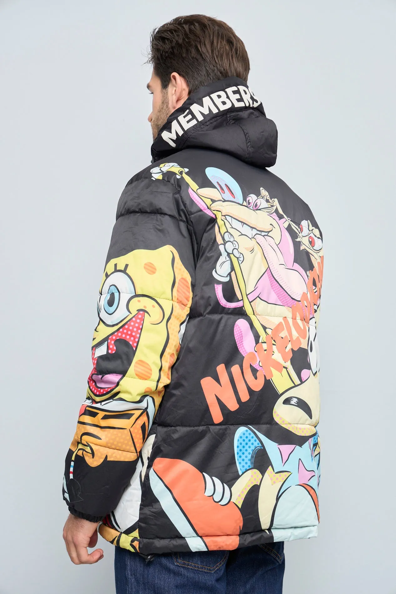 Parka Multicolor members only x nickelodeon Talla M