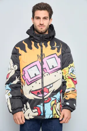 Parka Multicolor members only x nickelodeon Talla M