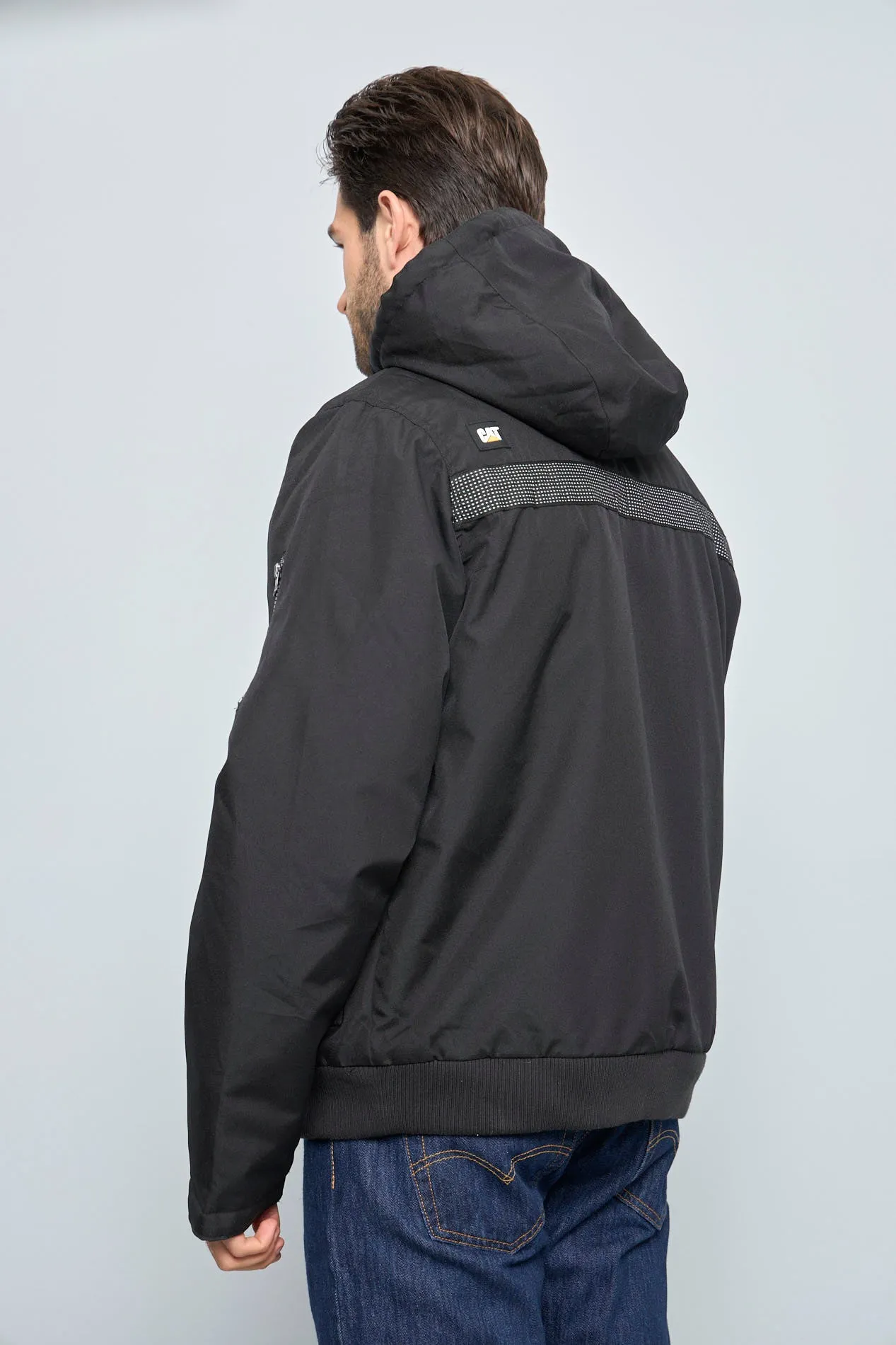 Parka Negro CAT Talla L