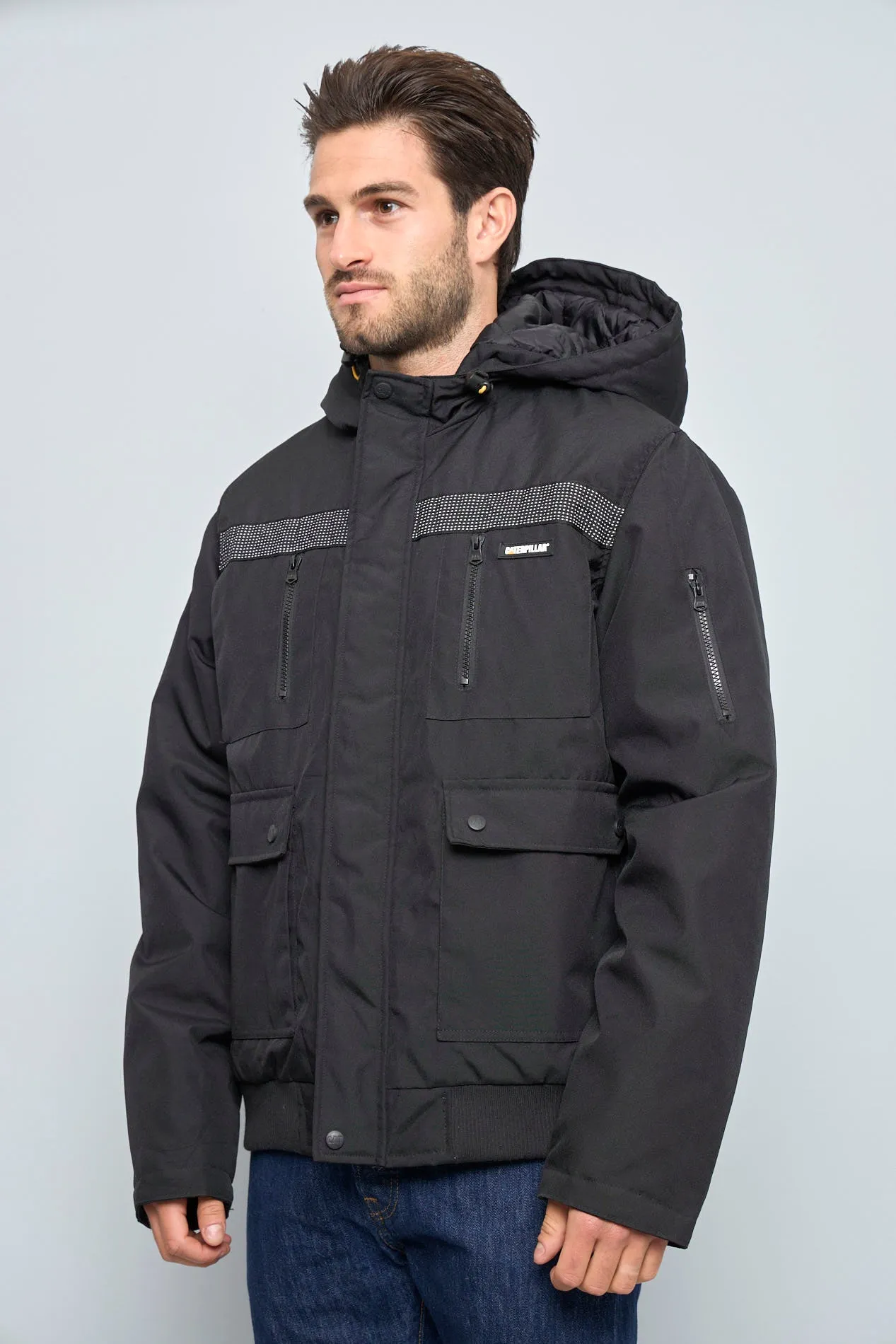 Parka Negro CAT Talla L