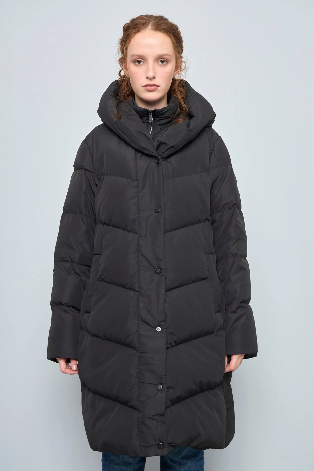 Parka Negro lauren Talla Xl