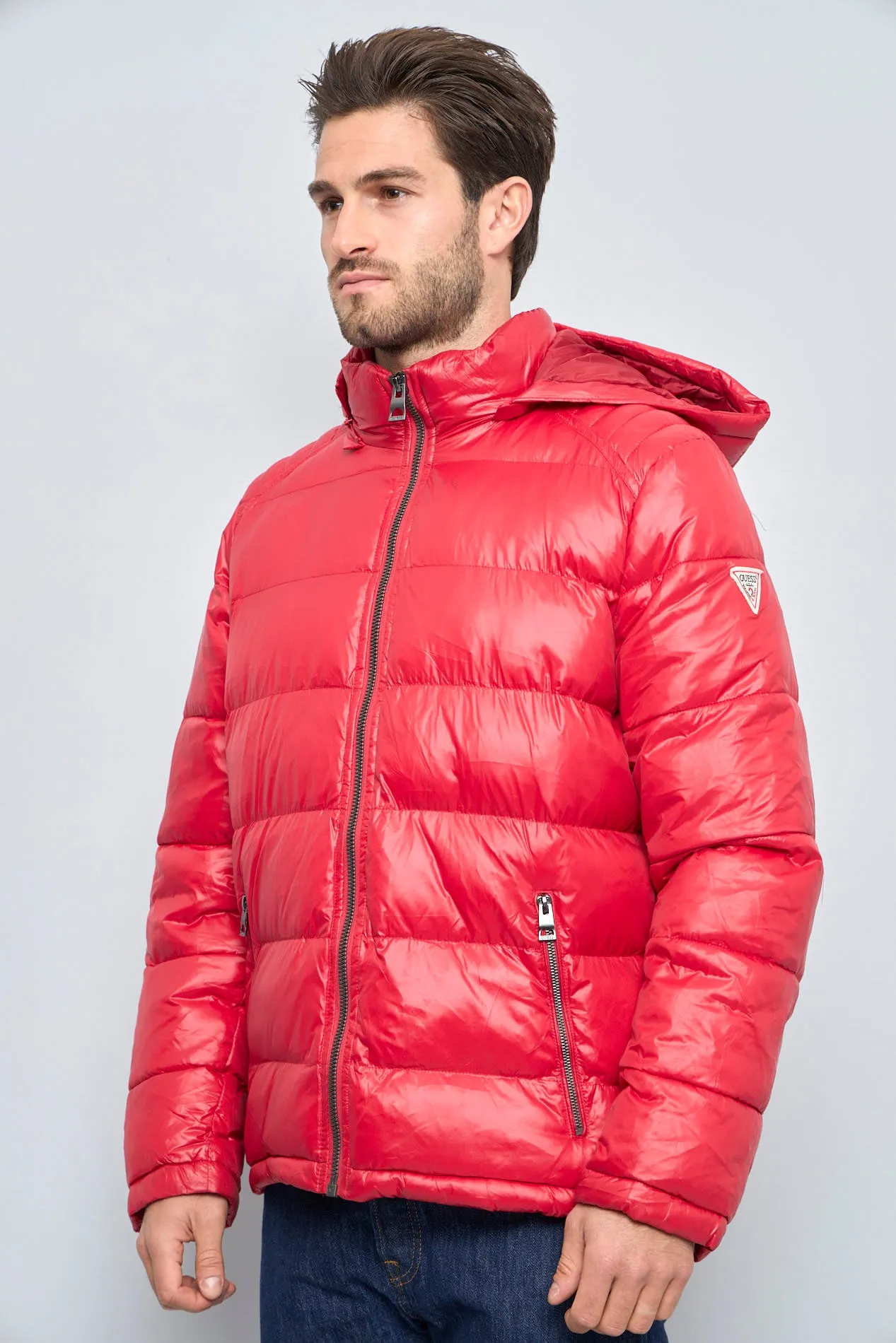Parka Rojo Guess Talla L
