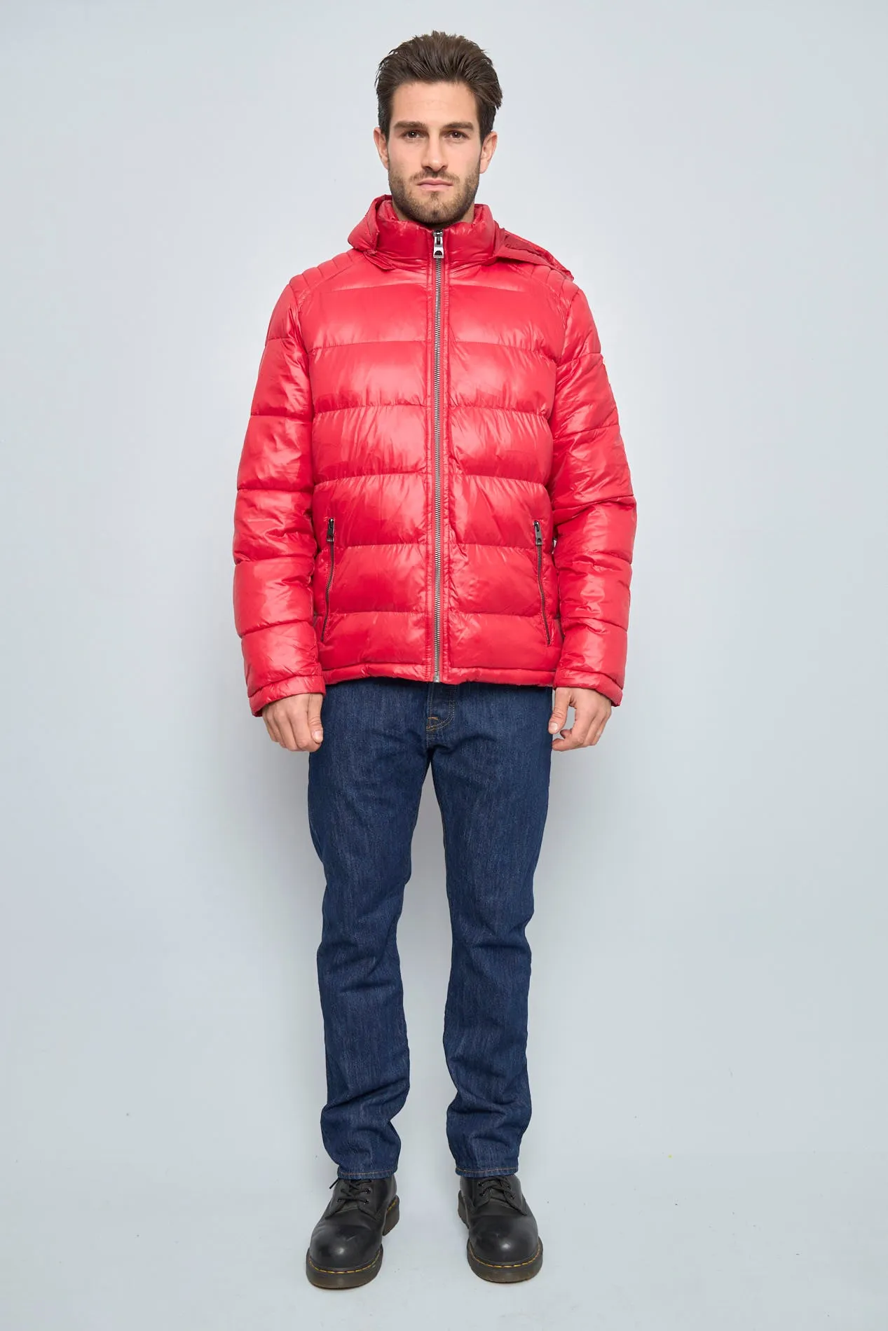 Parka Rojo Guess Talla L
