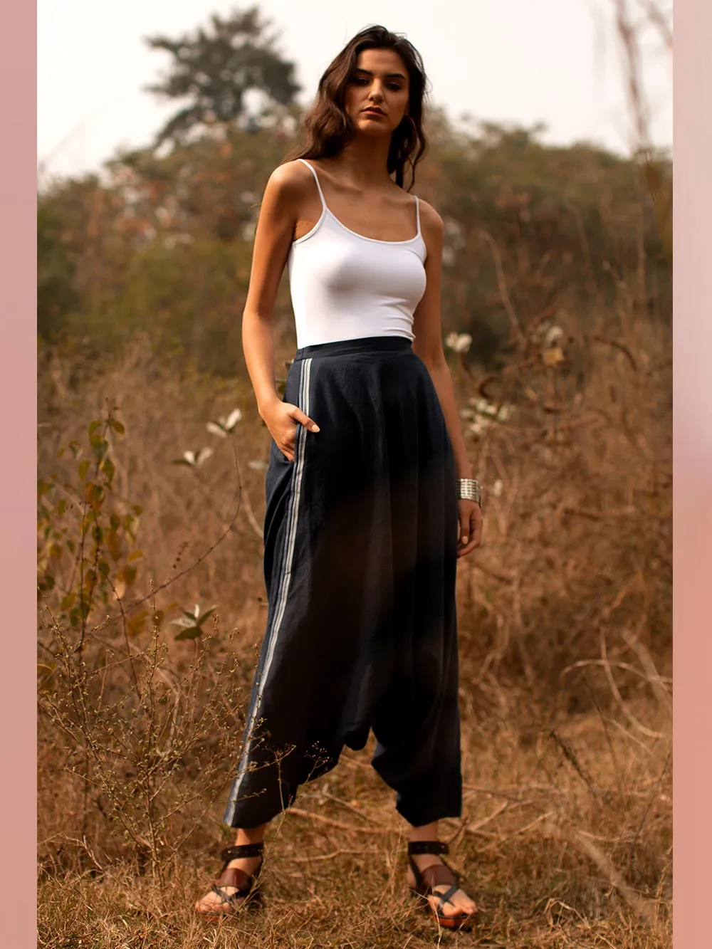 Payal Pratap   -   Pants Ornette  I  Belted Zuave Pants With Pockets
