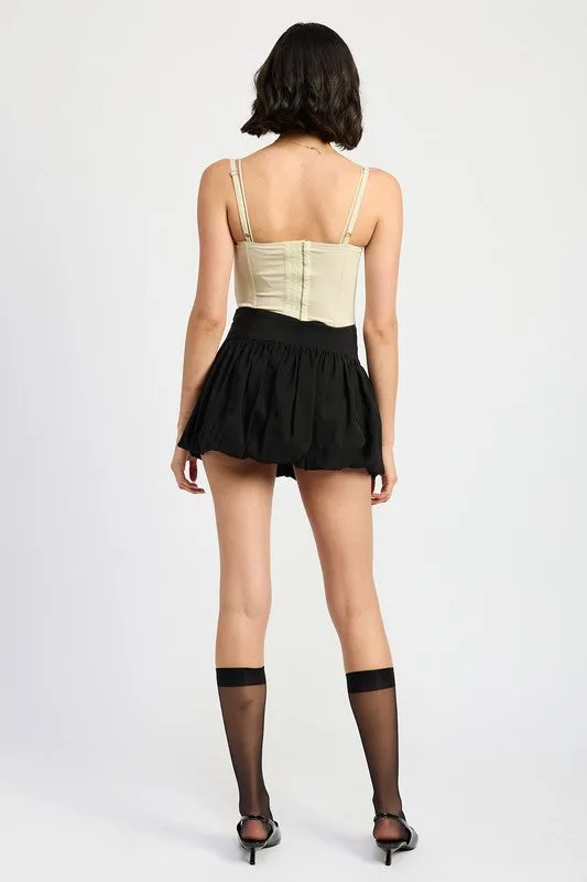 Peekaboo Lace Corset Top