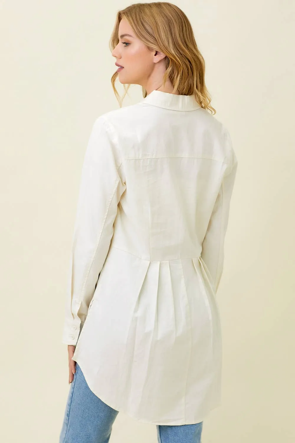 Peplum Back Blouse