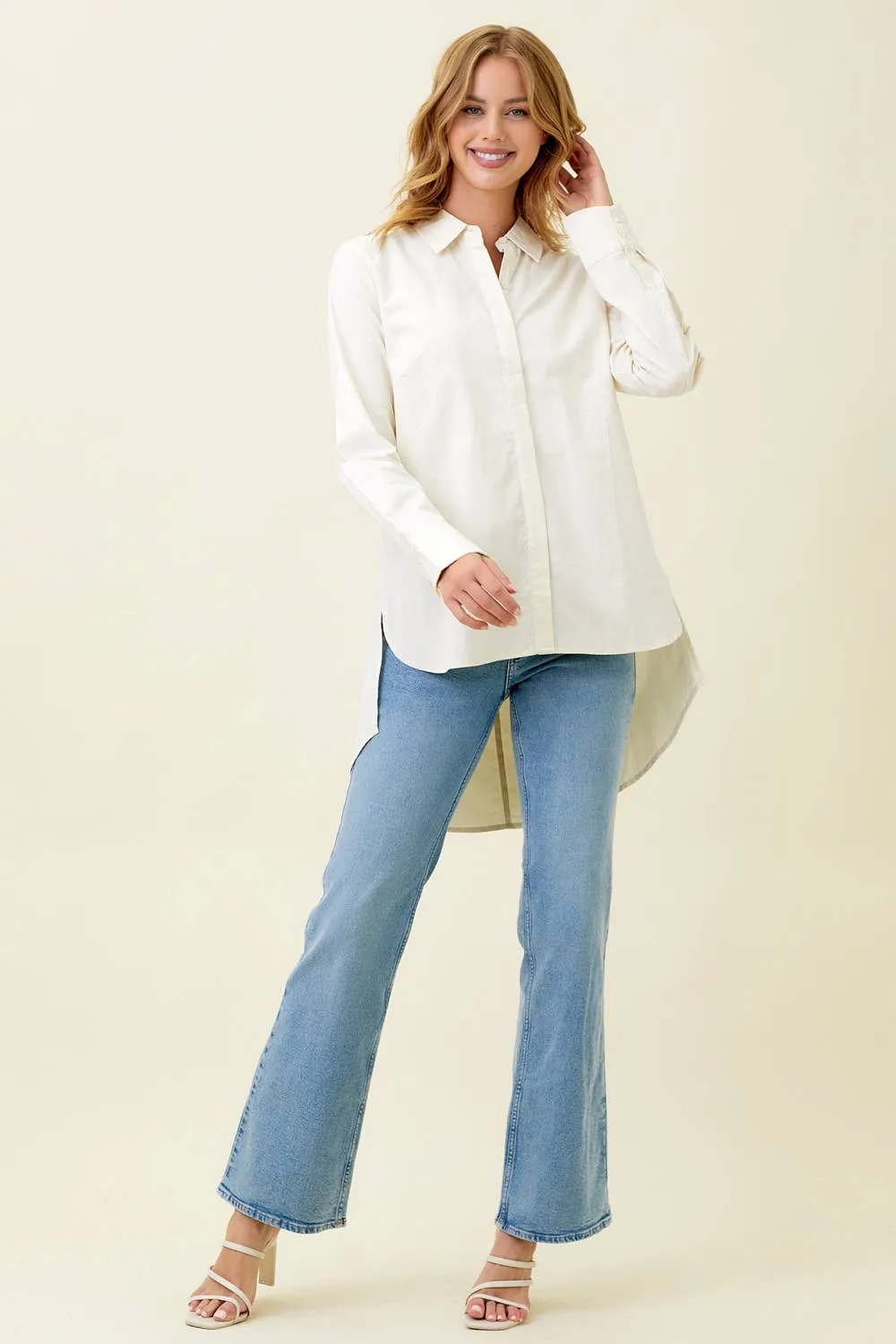 Peplum Back Blouse