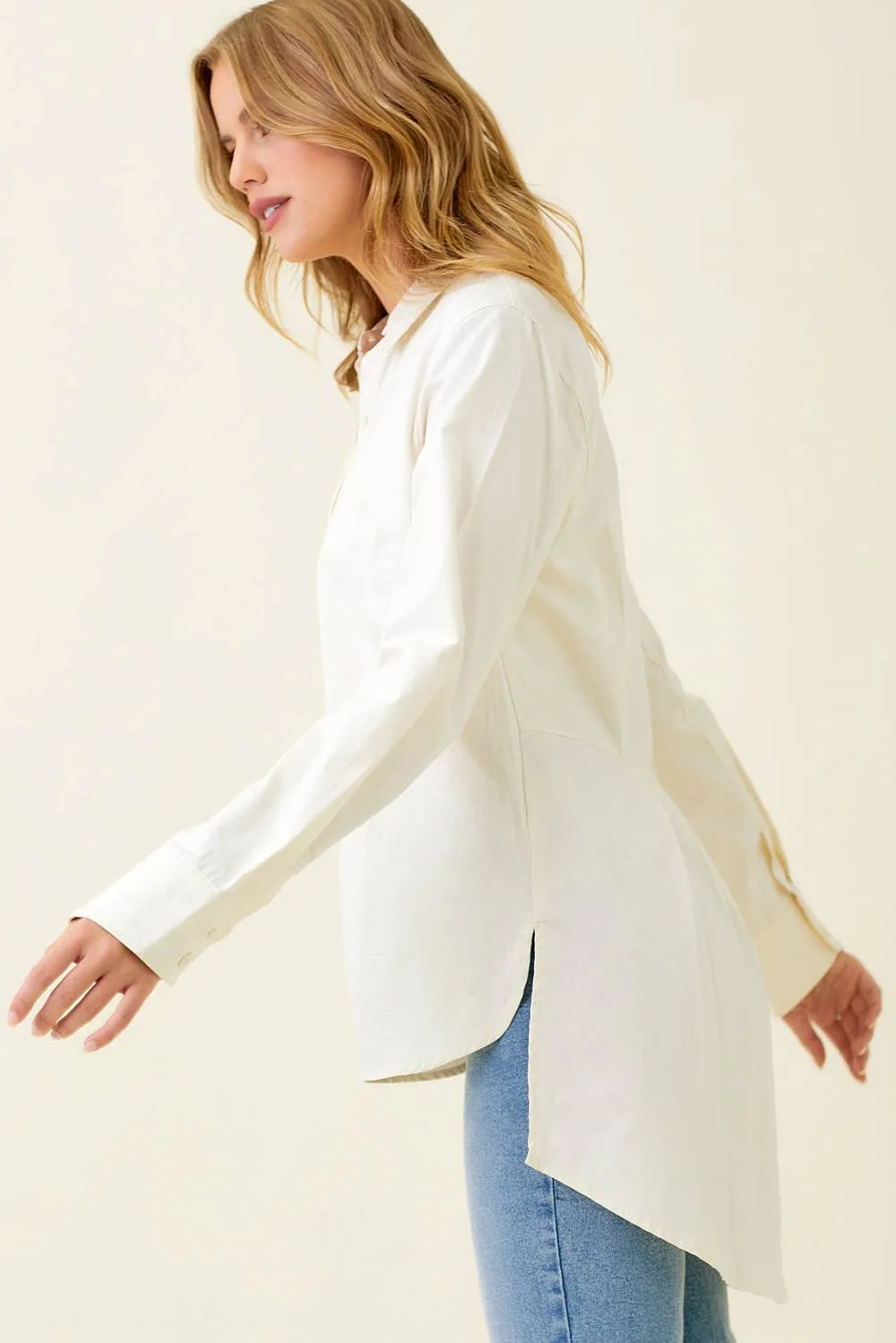 Peplum Back Blouse
