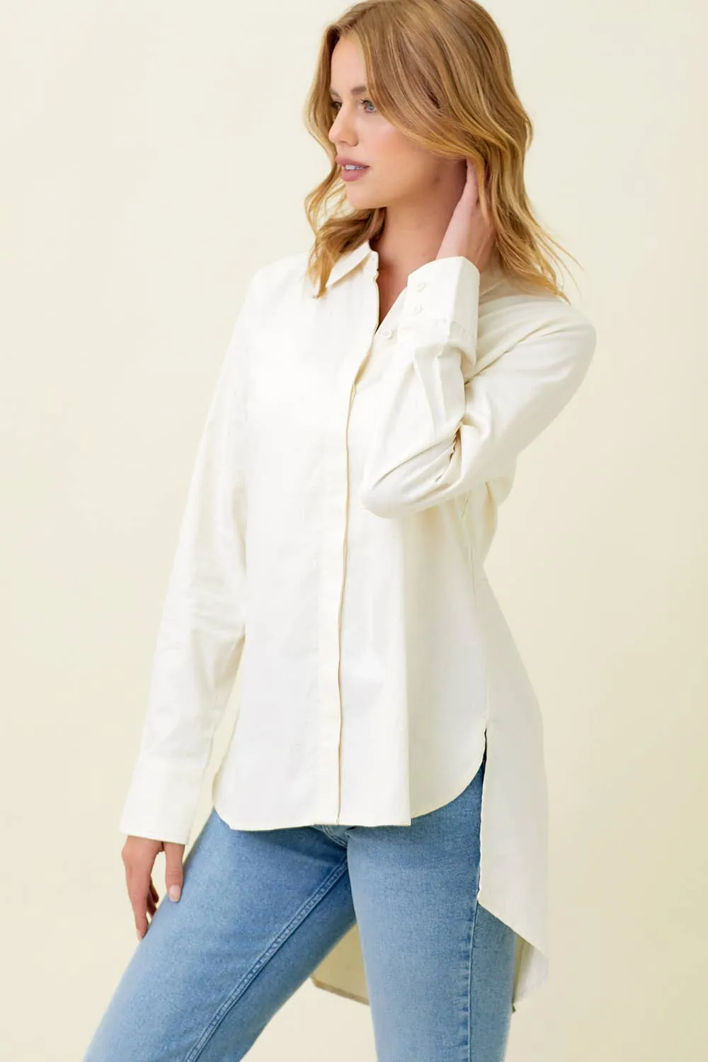 Peplum Back Blouse