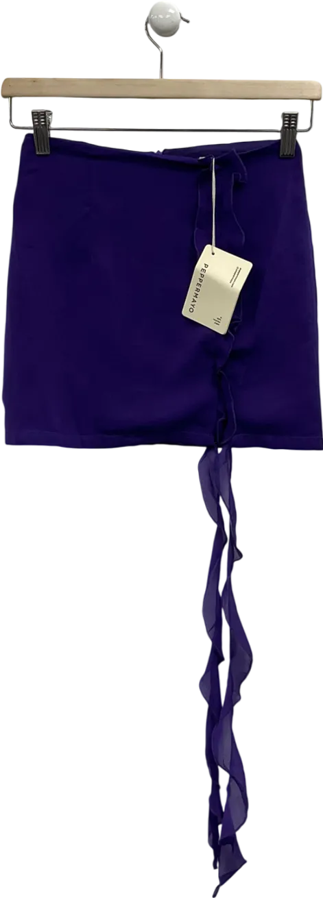 Peppermayo Purple My Favourite Part Mini Skirt UK 4