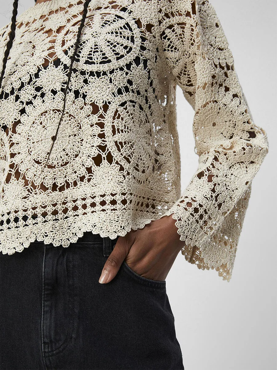 Petra Crochet Blouse