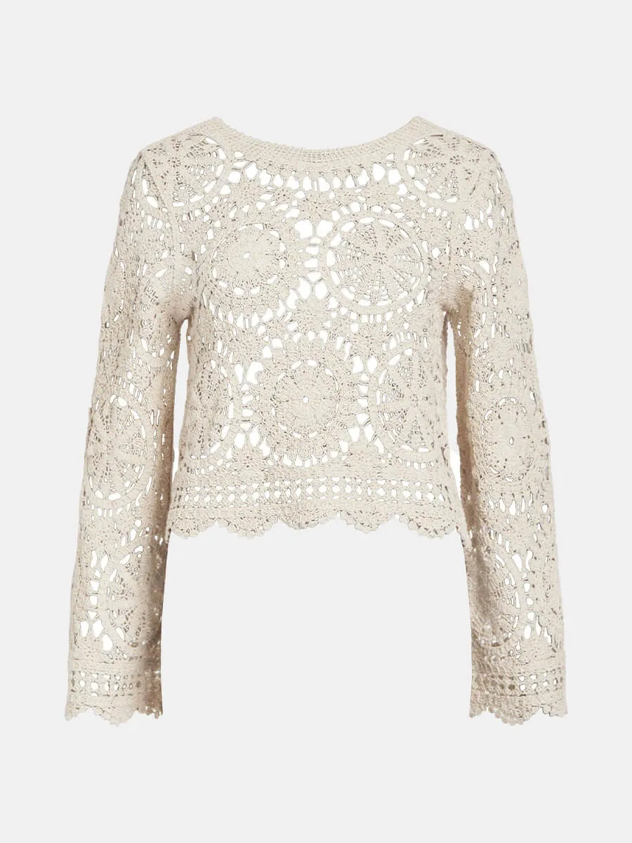 Petra Crochet Blouse