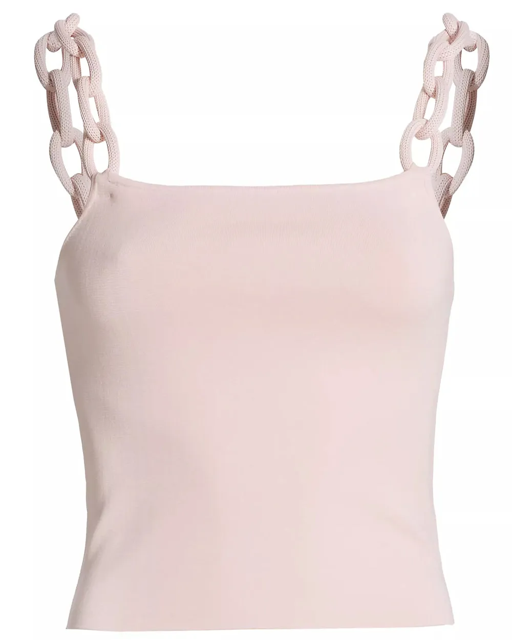 Pink Lace Knit Chain Gretel Tank