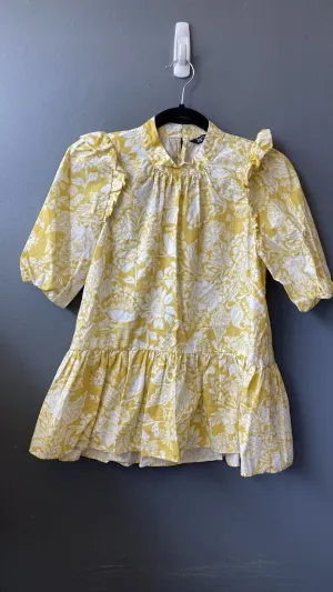 Print Peplum Swing Blouse