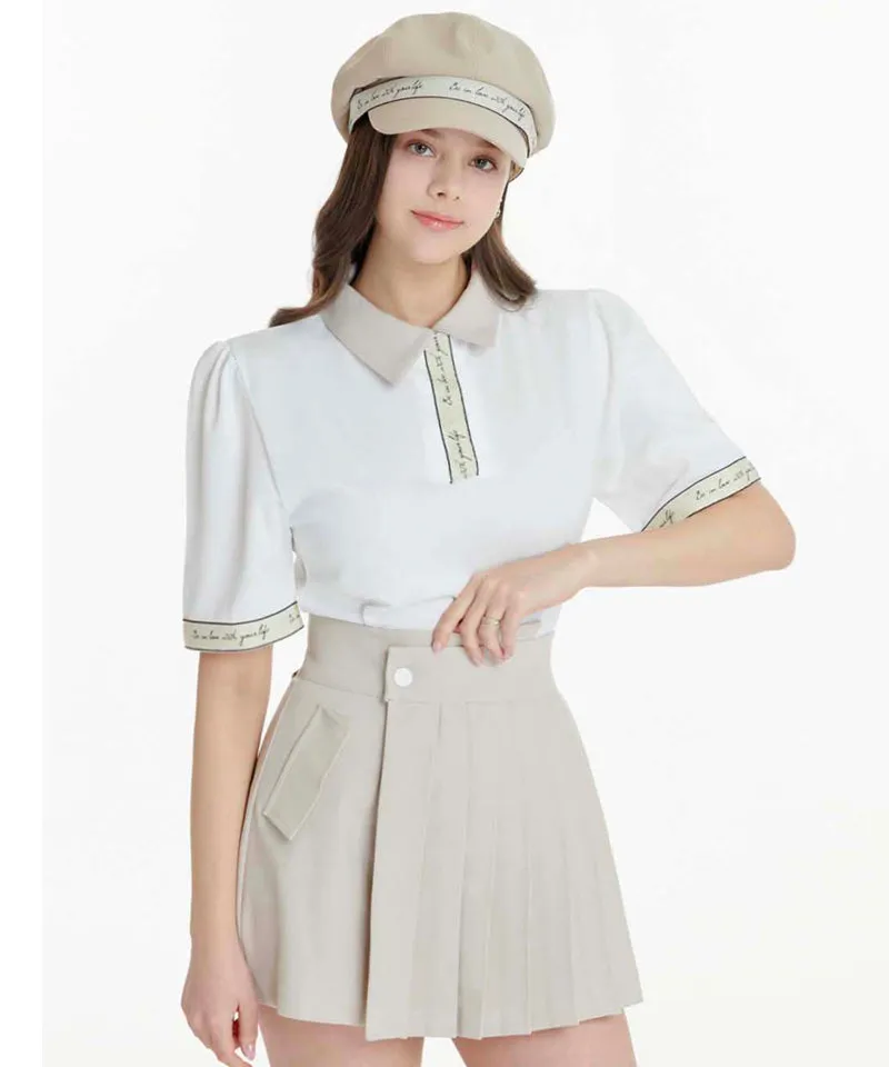 Q.C PLAY: Uneven Pleated Skirt Shorts - 3 Colors