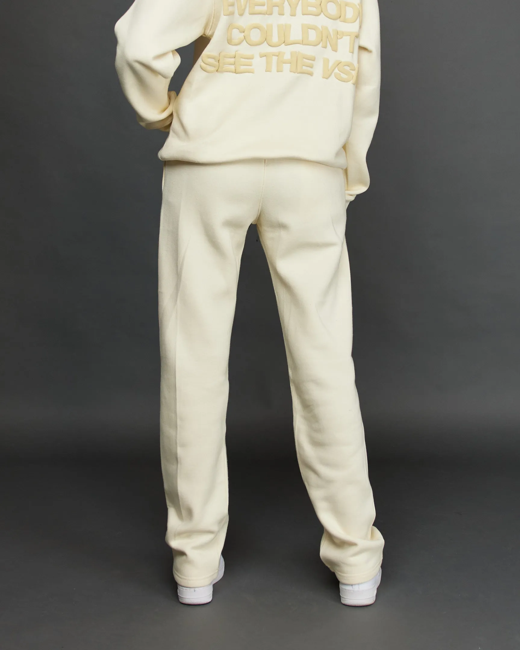"Couldn't See" Jogger Set (Cream)