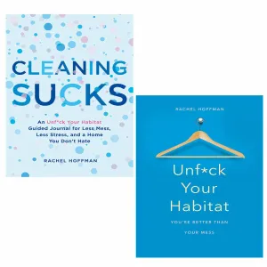 Rachel Hoffman Collection 2 Books Set Cleaning Sucks, Unfck Your Habitat