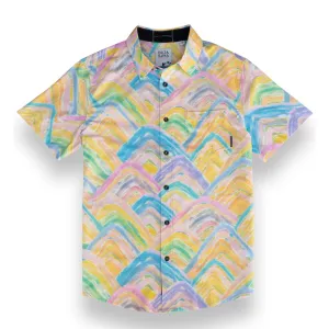 Rainbow Mountains Button Up