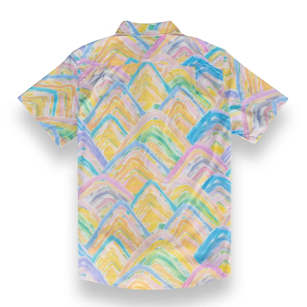 Rainbow Mountains Button Up