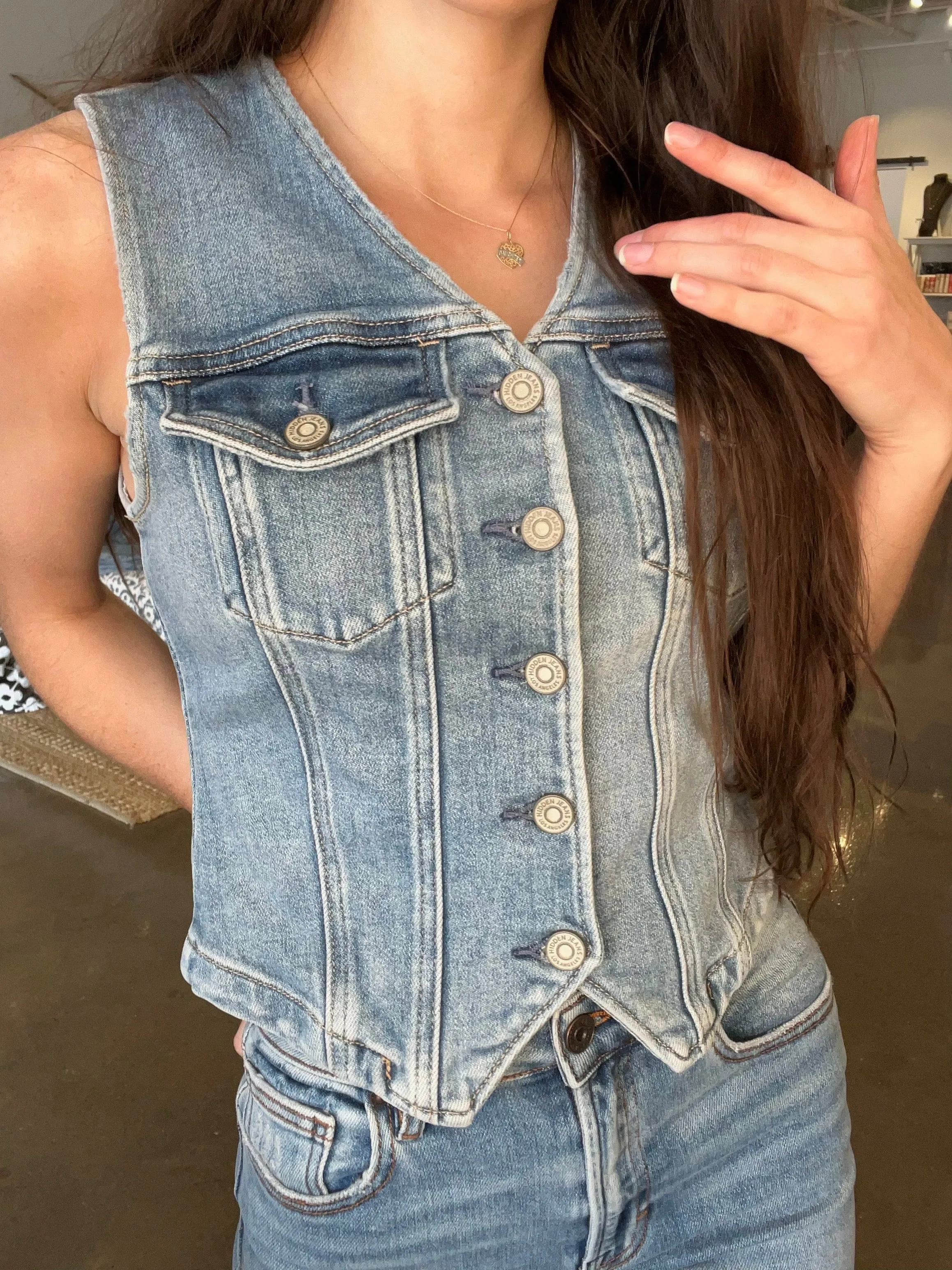 Rebel Denim Vest