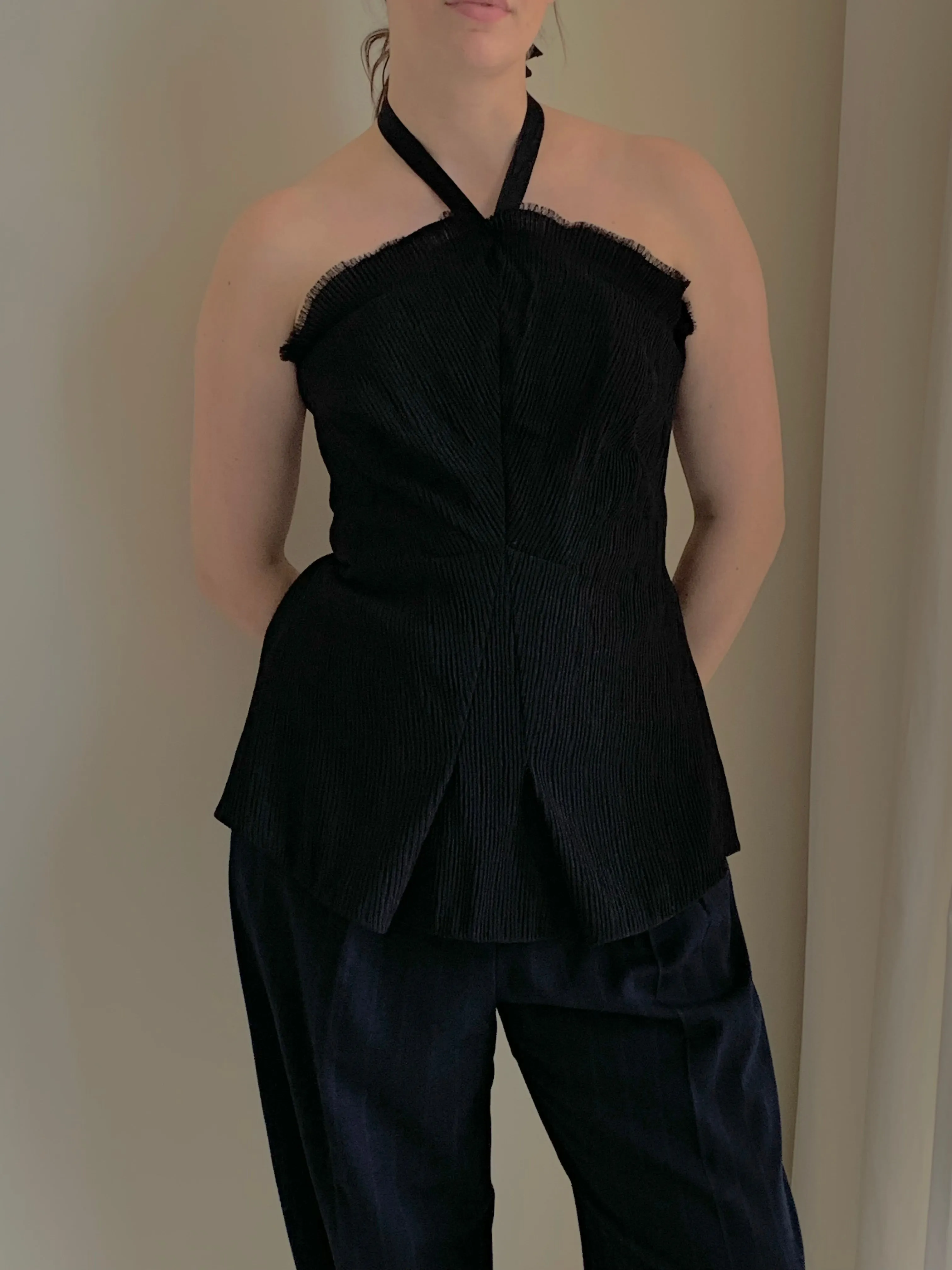 Roland Mouret halter bodice