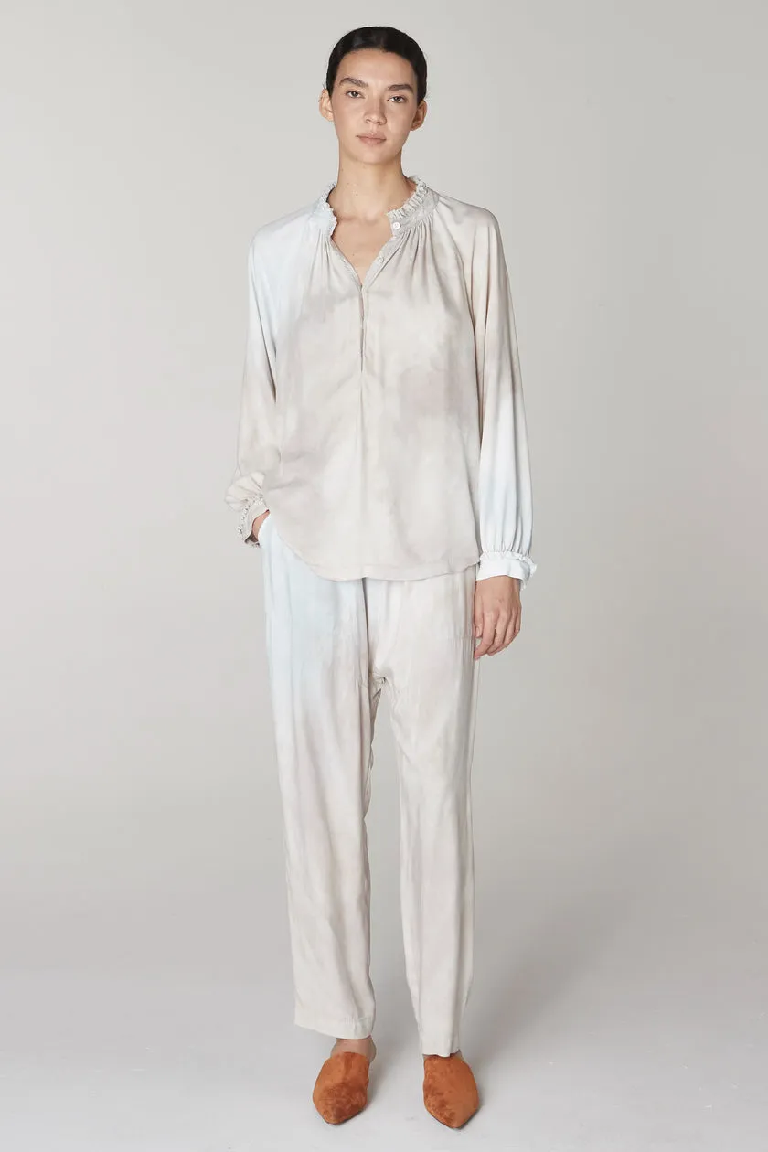 Sabine Blouse in Blue Cloud