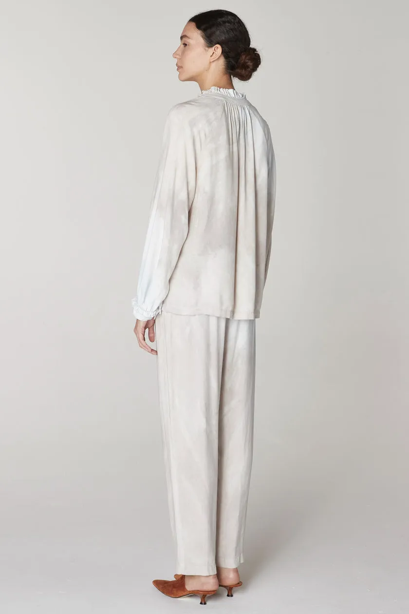 Sabine Blouse in Blue Cloud