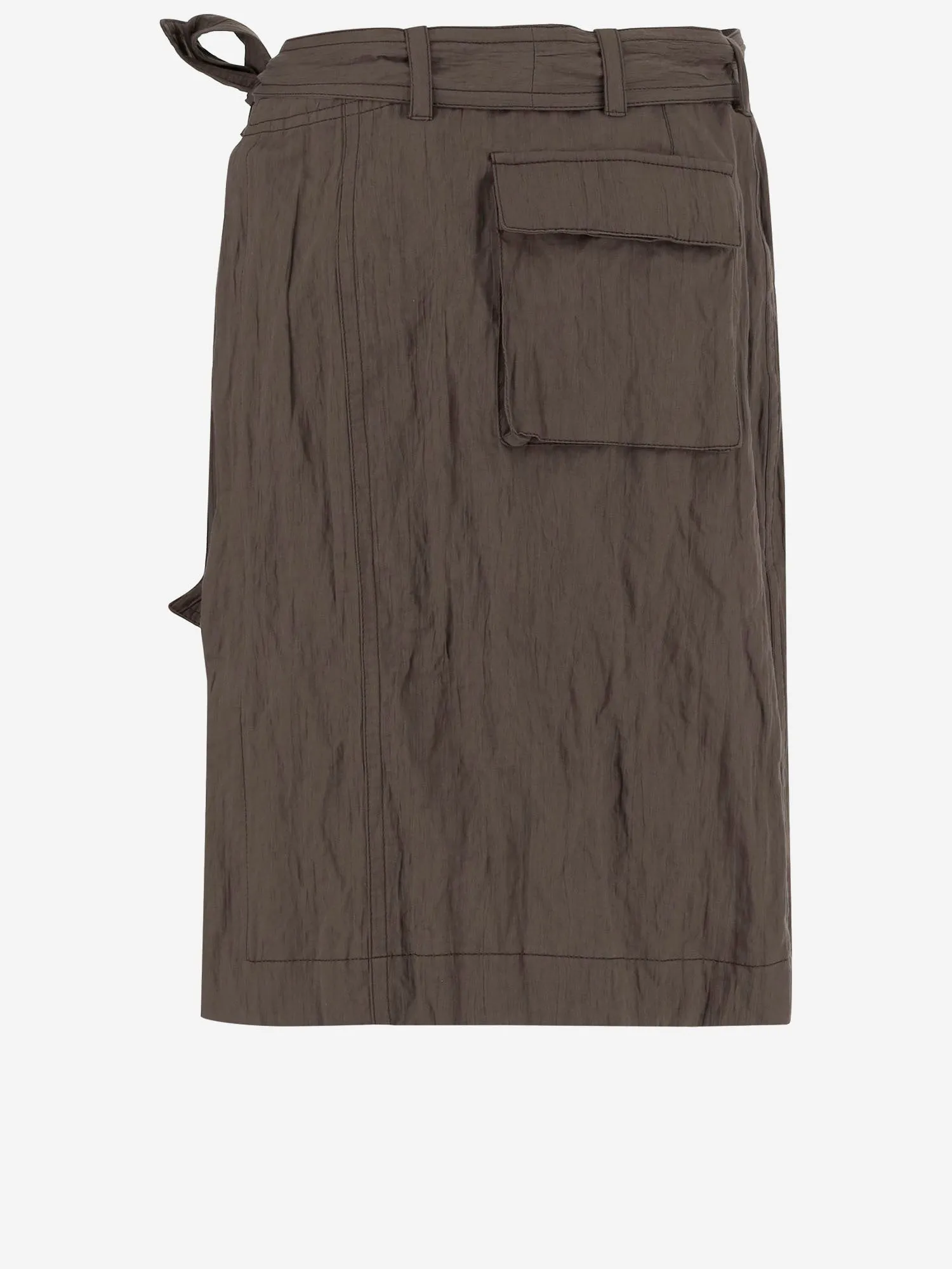 Salvatore Ferragamo wrap kjol gjord av bomullsblandning