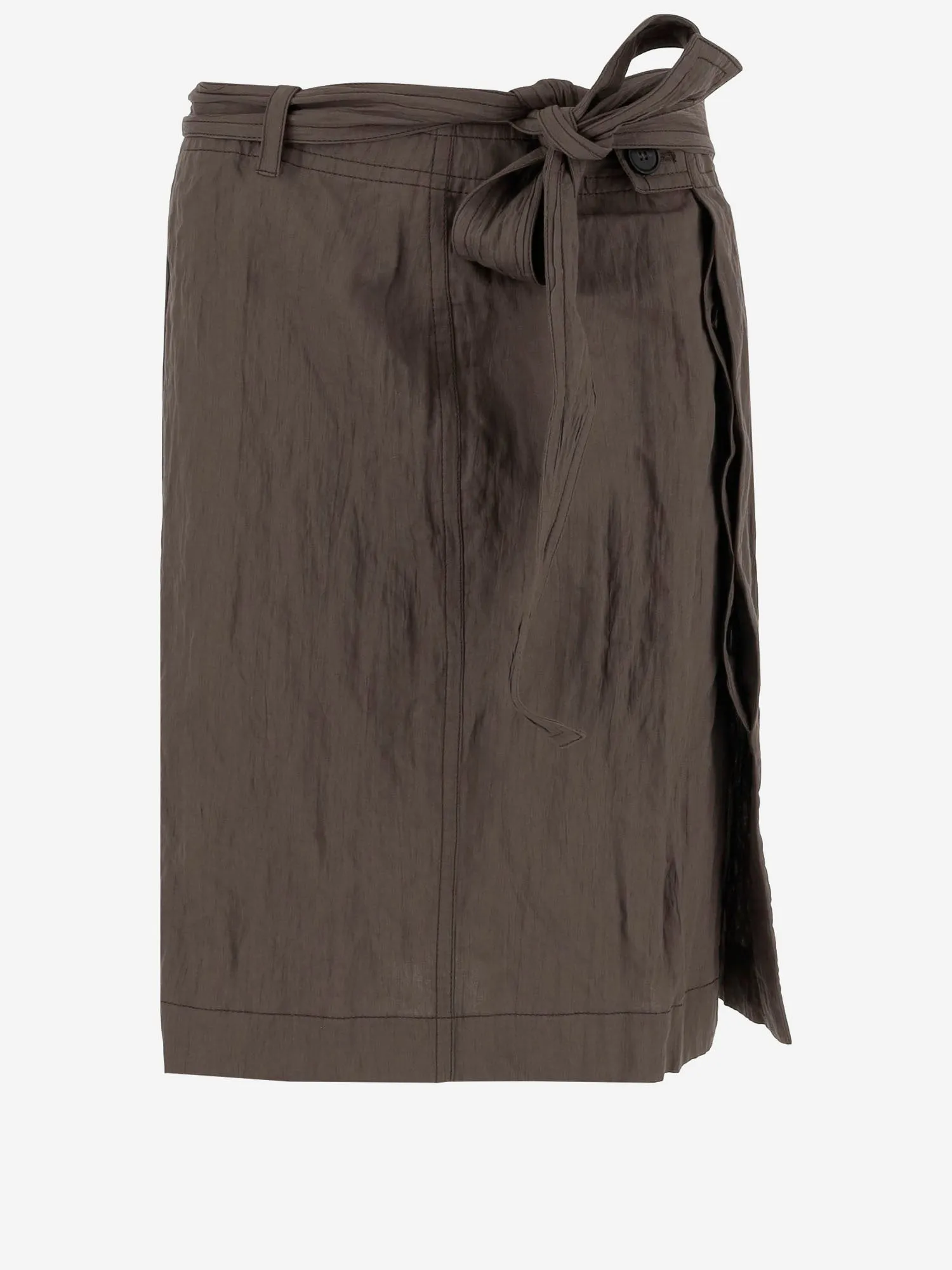 Salvatore Ferragamo wrap kjol gjord av bomullsblandning