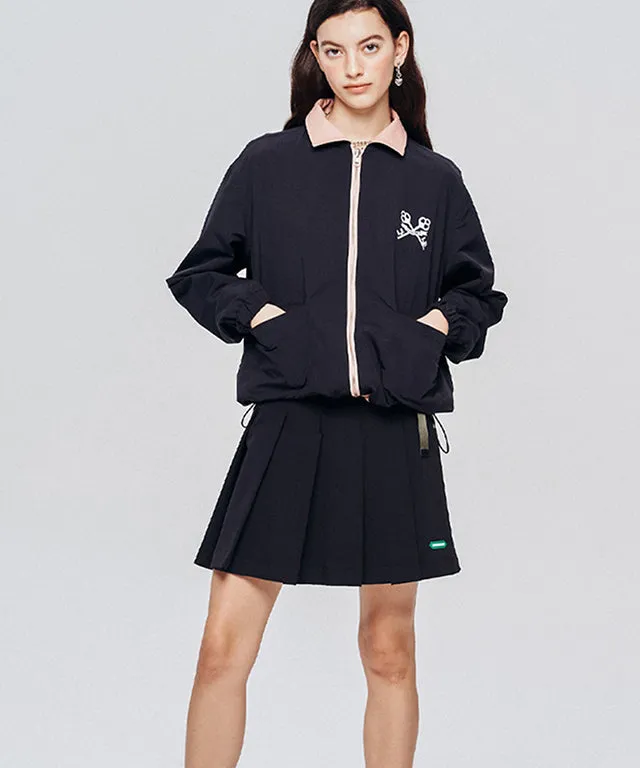 [SAMPLE SALE]LE SONNET Minimal Pleats Skirt - Black