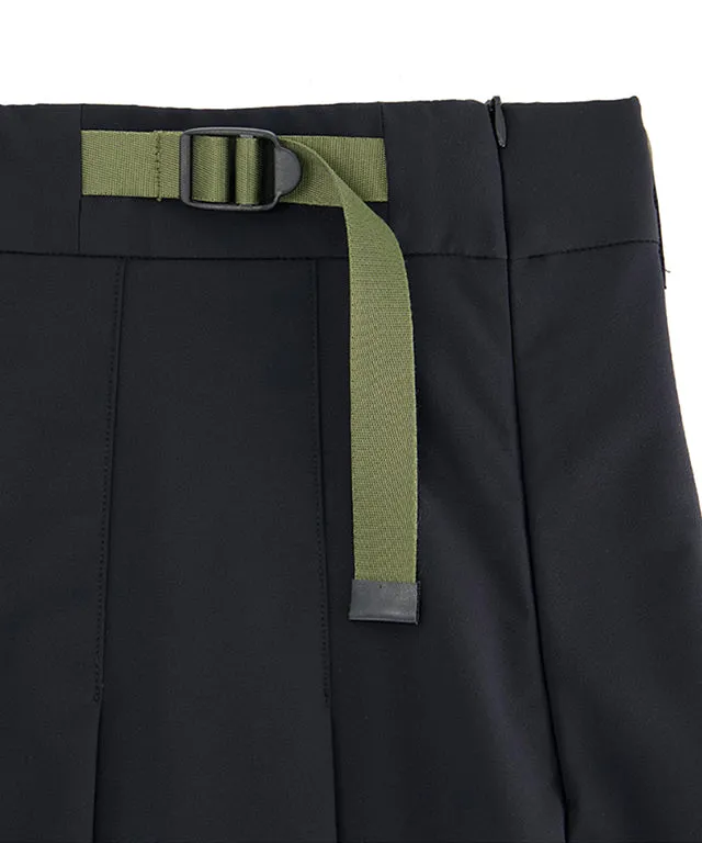 [SAMPLE SALE]LE SONNET Minimal Pleats Skirt - Black