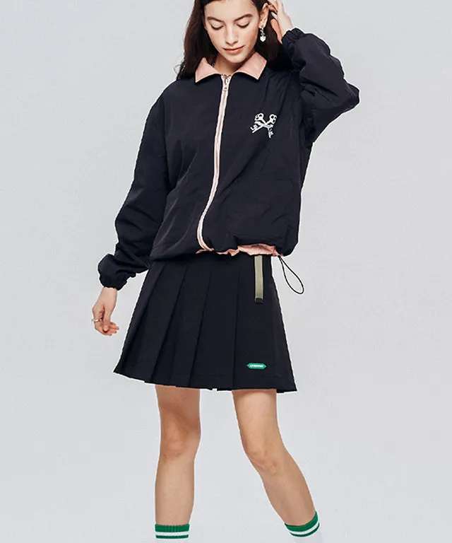 [SAMPLE SALE]LE SONNET Minimal Pleats Skirt - Black