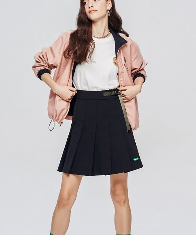 [SAMPLE SALE]LE SONNET Minimal Pleats Skirt - Black