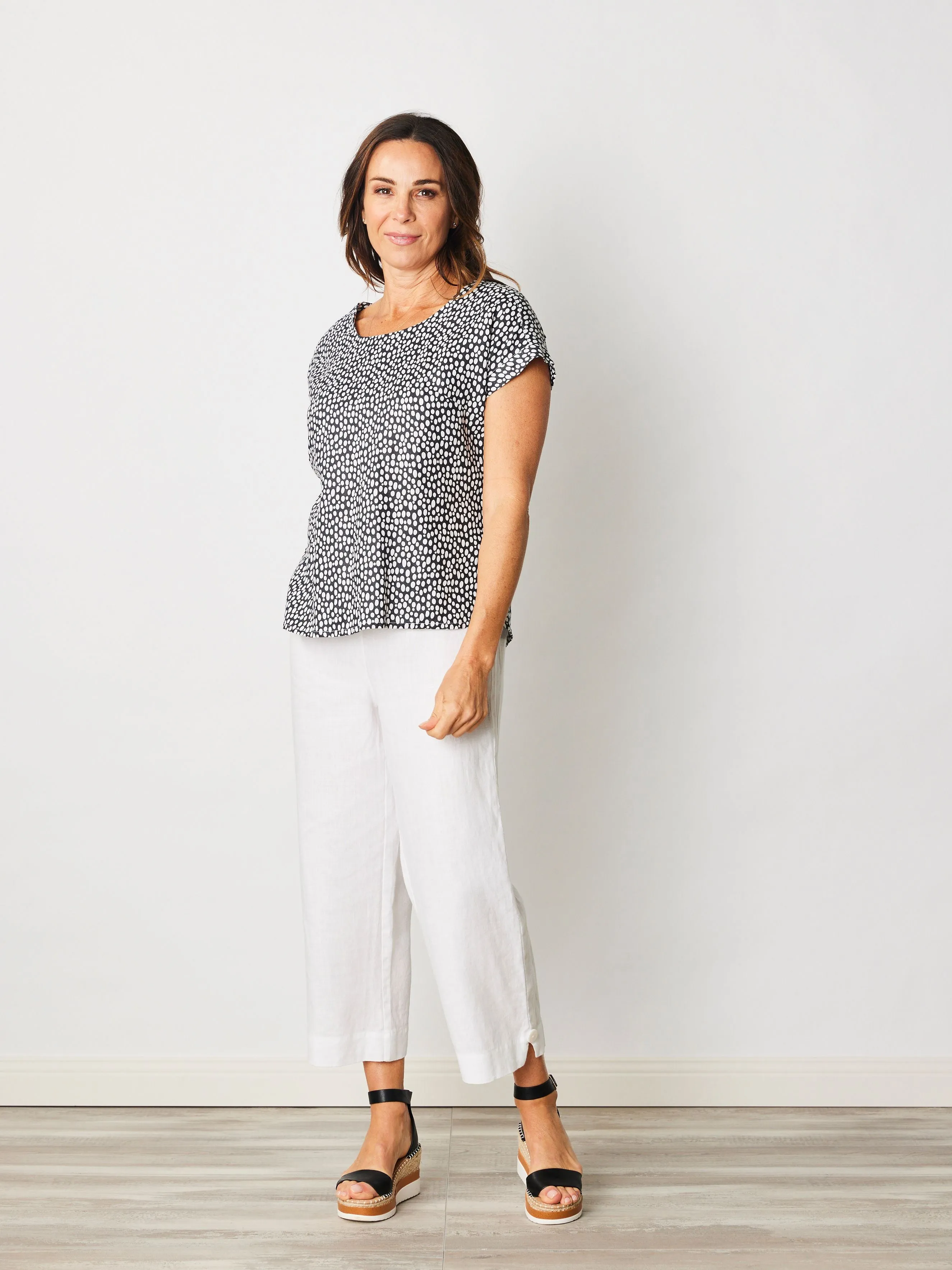See Saw Button Back Shell Top