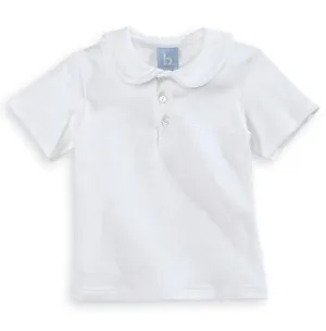 Short Sleeve Essential Pima Tee -- White