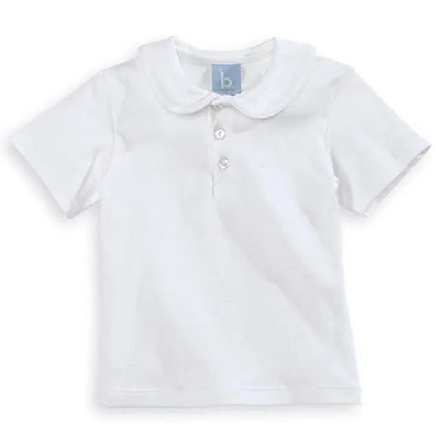 Short Sleeve Essential Pima Tee -- White