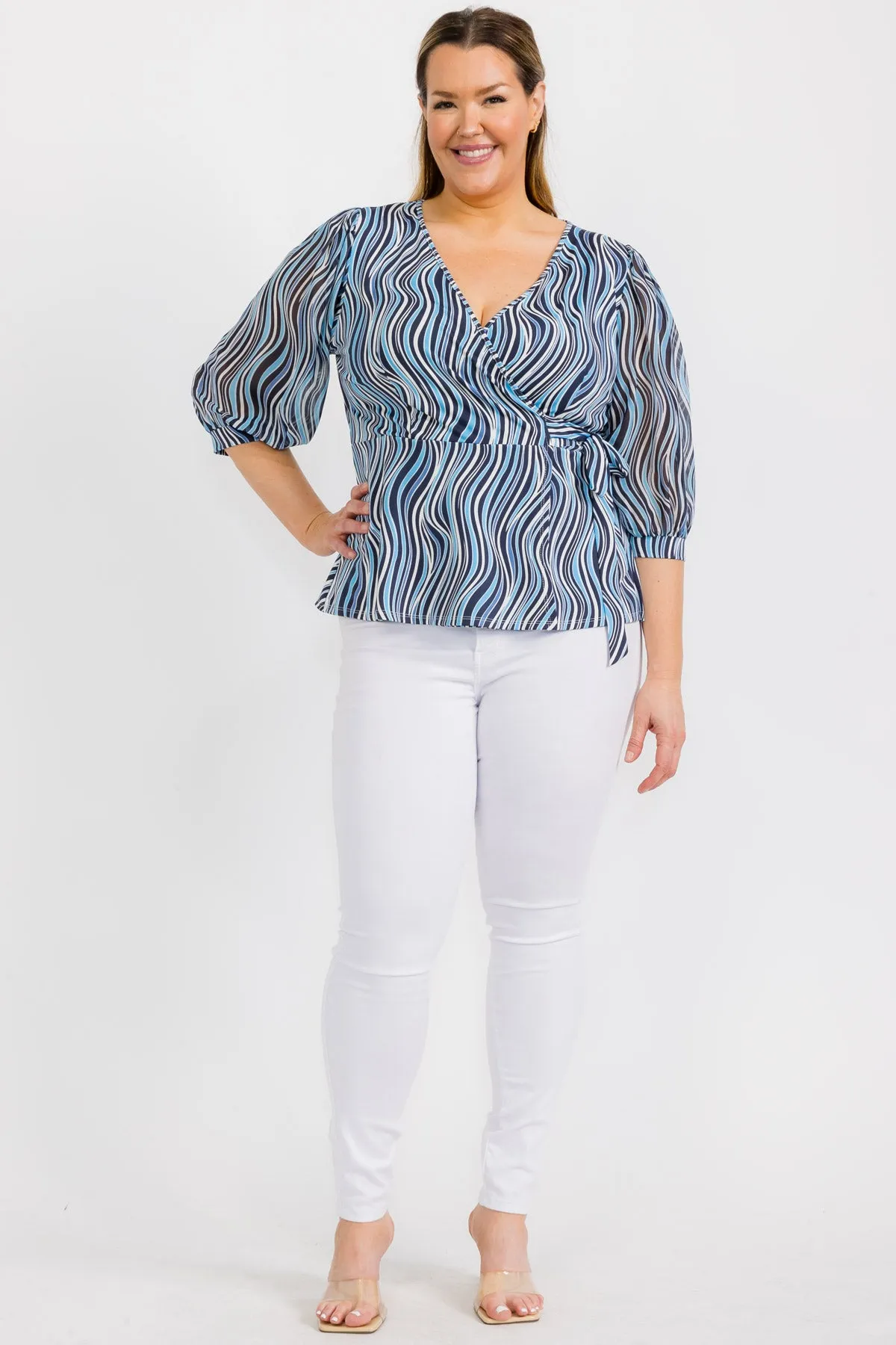 SLEEVE PUFF MIX MEDIA WRAP