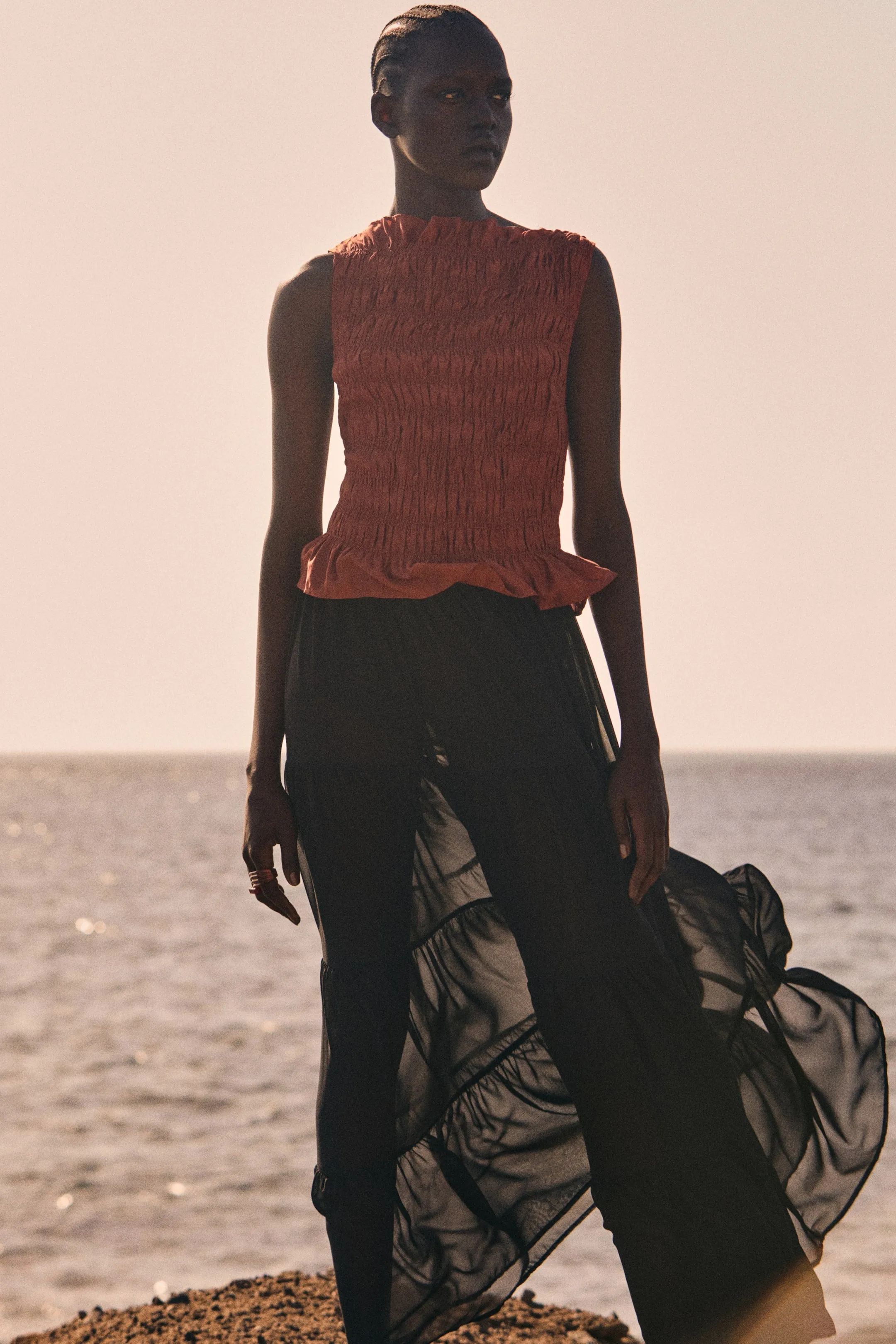 Smocked top