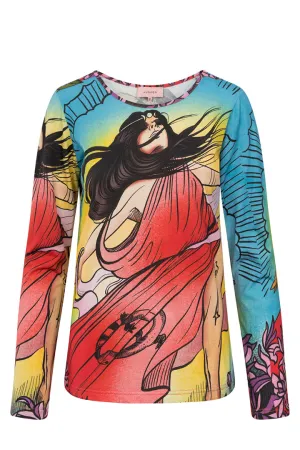 Stevie Long Sleeve - The Witch Art Print