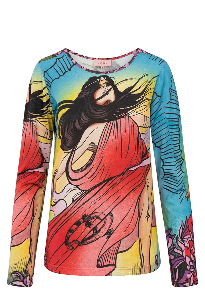 Stevie Long Sleeve - The Witch Art Print