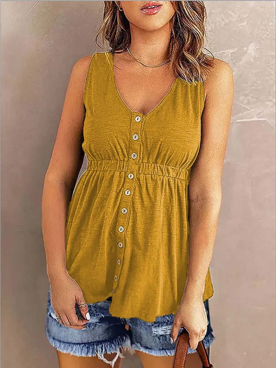 Stunncal Solid Color Strapless Waistless Sleeveless Top(7 Colors)