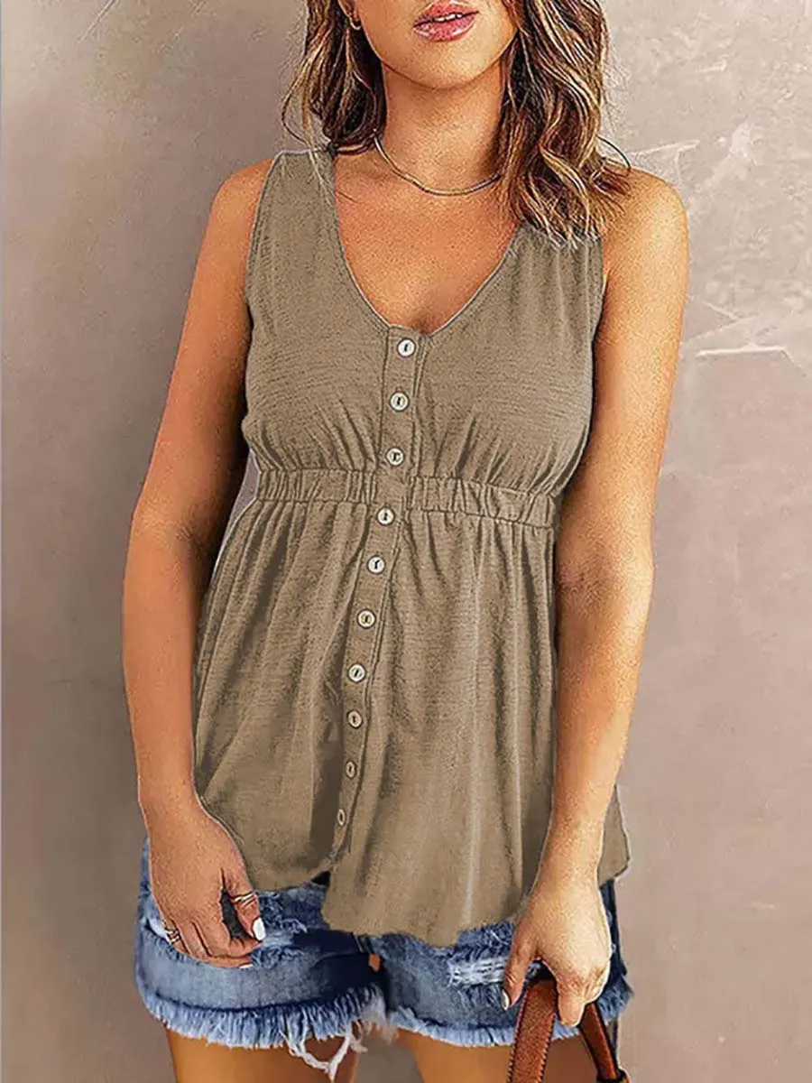 Stunncal Solid Color Strapless Waistless Sleeveless Top(7 Colors)
