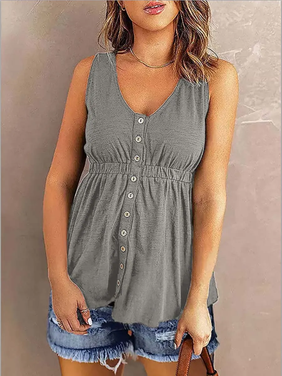 Stunncal Solid Color Strapless Waistless Sleeveless Top(7 Colors)