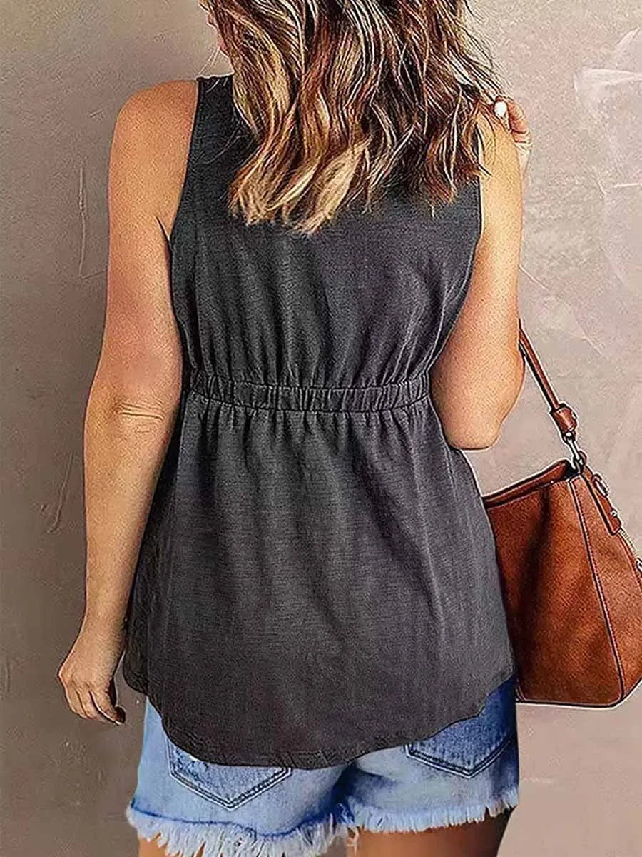 Stunncal Solid Color Strapless Waistless Sleeveless Top(7 Colors)
