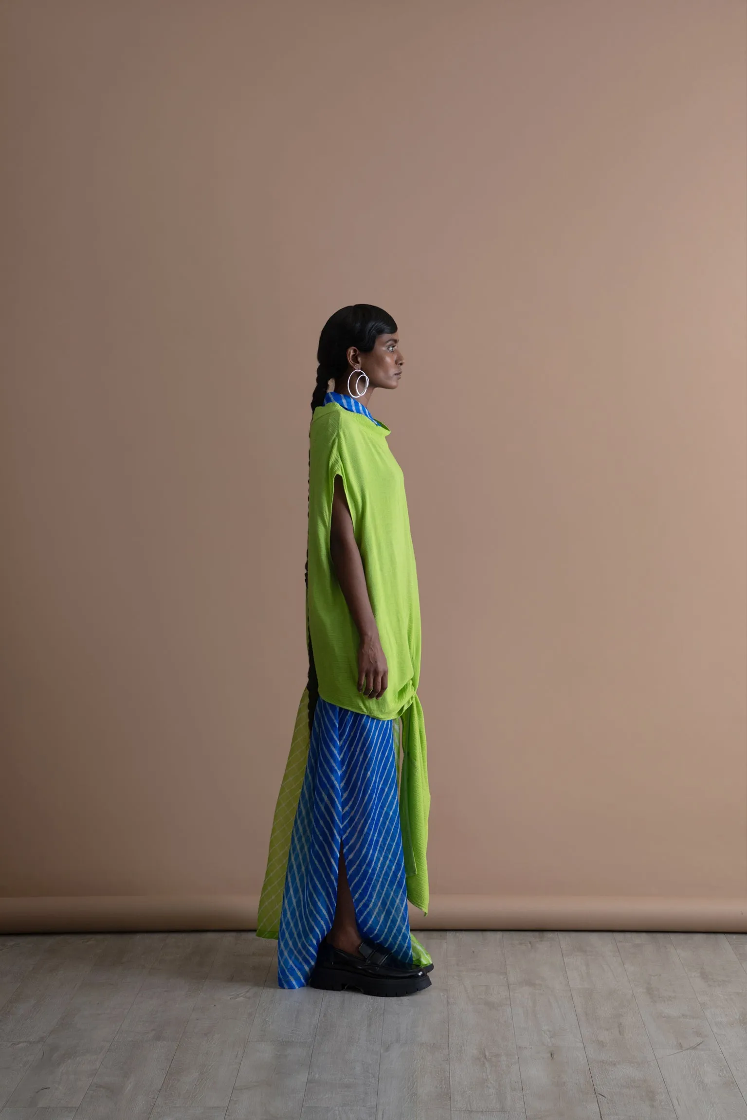 Summer Top Knot Crinkled Cotton Fashion Edit Kai-16 Urvashi Kaur