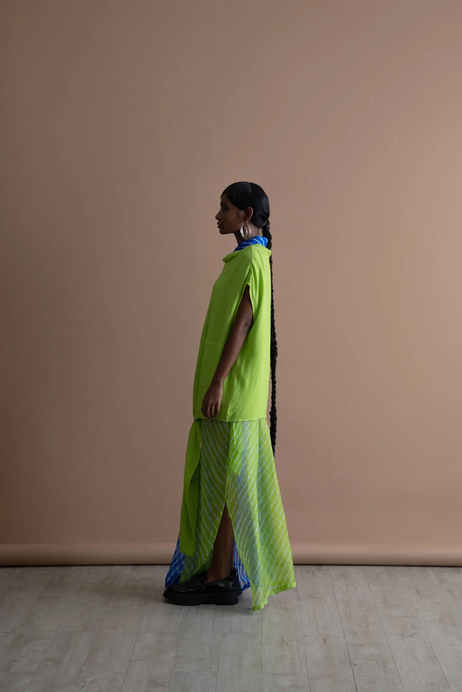 Summer Top Knot Crinkled Cotton Fashion Edit Kai-16 Urvashi Kaur