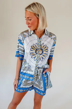 SWEET ESCAPE BUTTON UP