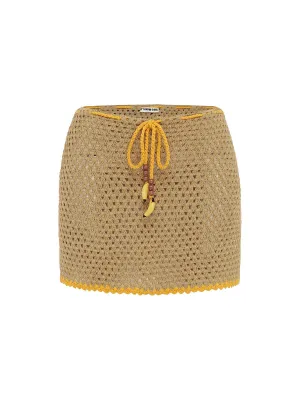 The Mini Crochet Skirt